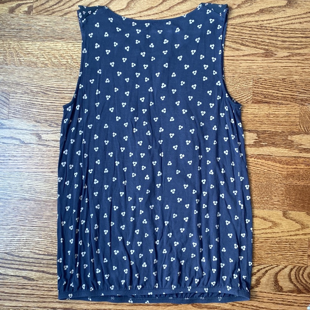 LOFT Floral Ruffle Tank Top - Picture 6 of 6